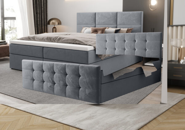 Łóżko kontynentalne Coria 2 120x220 | kolor do wyboru - obrazek 8