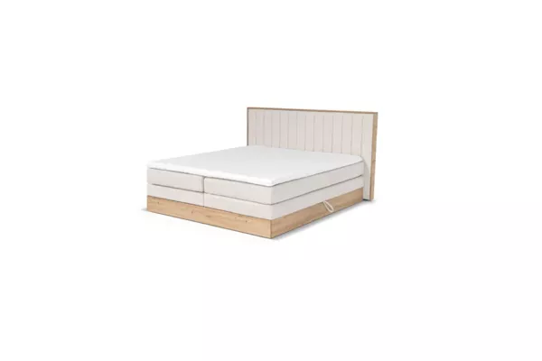 Łóżko kontynentalne Tina 180x200 z pionowymi panelami - obrazek 5